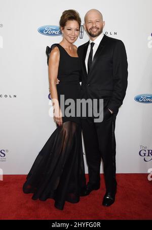 Jon Cryer and Lisa Joyner attending the 43rd Annual Gracie Awards Gala held at the Beverly Wilshire Hotel on May 22, 2018. Stock Photo