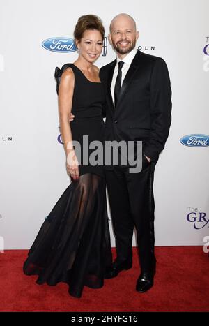 Jon Cryer and Lisa Joyner attending the 43rd Annual Gracie Awards Gala held at the Beverly Wilshire Hotel on May 22, 2018. Stock Photo