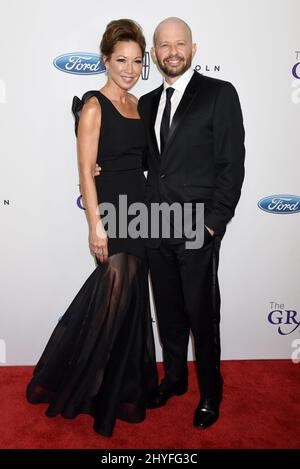 Jon Cryer and Lisa Joyner attending the 43rd Annual Gracie Awards Gala held at the Beverly Wilshire Hotel on May 22, 2018. Stock Photo