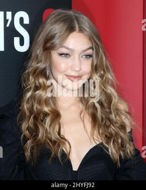 Gigi Hadid attending Ocean's 8 World Premiere held at Alice Tully
