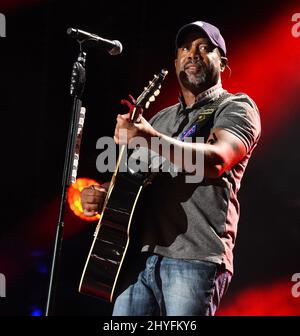 Darius Rucker performing at the 2018 CMA Fest held at Nissan Stadium on June 7, 2018 in Nashville, Tennessee Stock Photo