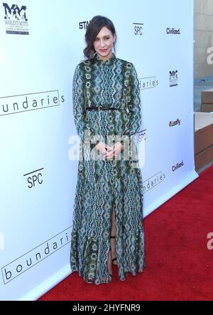 Vera Farmiga attending Boundaries Los Angeles Premiere Stock Photo