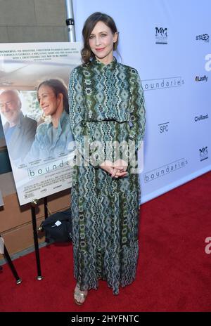 Vera Farmiga attending Boundaries Los Angeles Premiere Stock Photo