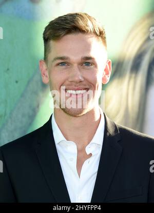Taylor John Smith arrives at the premiere of "Warfare" on Thursday