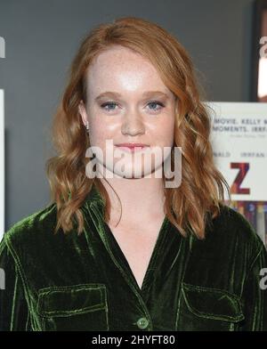 Liv Hewson arrives at Los Angeles premiere of "Puzzle" held at the