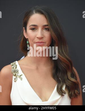 Aly Raisman arriving on the red carpet for the AT&T presents DIRECTV