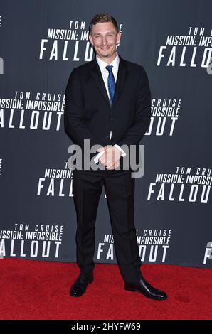 Frederick Schmidt attending the Washington DC premiere of Mission: Impossible Fallout Stock Photo