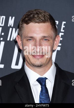 Frederick Schmidt attending the Washington DC premiere of Mission: Impossible Fallout Stock Photo