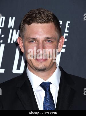 Frederick Schmidt attending the Washington DC premiere of Mission: Impossible Fallout Stock Photo