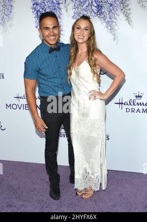 Carlos PenaVega and Alexa PenaVega at Hallmark Channel's Summer TCA event held at a private residence on July 26, 2018 in Beverly Hills, CA. Stock Photo
