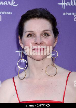 Audrey Moore attending Hallmark's "Put It Into Words" Campaign Launch