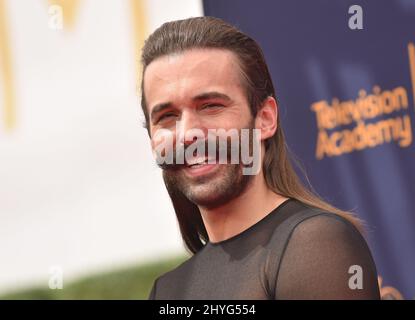Jonathan Van Ness arrives at the 70th Primetime Creative Arts Emmy Awards held at Microsoft Theatre L.A. Live on September 9, 2018 in Los Angeles, Ca. Stock Photo