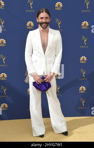 Jonathan Van Ness at the 70th Primetime Emmy Awards held at Microsoft Theatre L.A. Live on September 17, 2018 in Los Angeles, USA Stock Photo