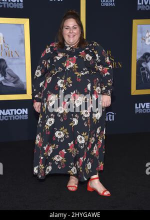 Chrissy Metz attending the premiere of A Star Is Born, in Los Angeles, California Stock Photo