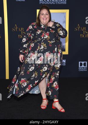 Chrissy Metz attending the premiere of A Star Is Born, in Los Angeles, California Stock Photo