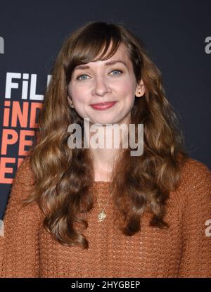 Lauren Lapkus attending the premiere of The Oath, in Los Angeles, California Stock Photo