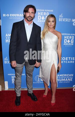Denise Richards and Aaron Phypers at the 2018 American Humane Hero Dog