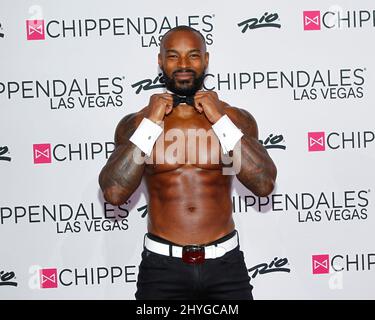 Tyson Beckford hosts at Chippendales at the Rio All-Suite Hotel & Casino on September 29, 2018 in Las Vegas Stock Photo