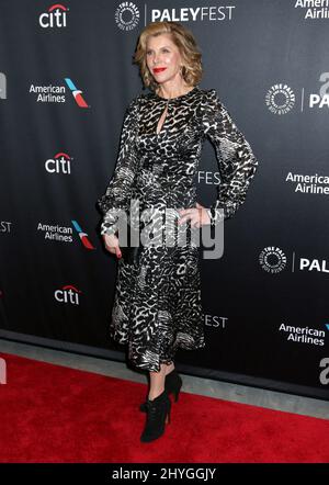 Christine Baranski arriving for PaleyFest NY: 'The Good Fight' held at The Paley Center in New York on October 15, 2018 Stock Photo