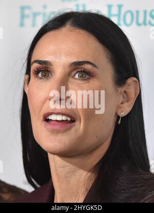 Demi Moore arriving to the Peggy Albrecht Friendly House 29th Annual Awards Luncheon at Beverly Hills Stock Photo