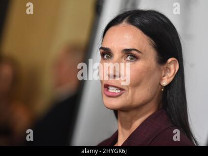 Demi Moore arriving to the Peggy Albrecht Friendly House 29th Annual Awards Luncheon at Beverly Hills Stock Photo