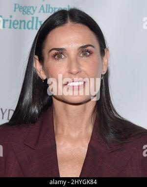 Demi Moore arriving to the Peggy Albrecht Friendly House 29th Annual Awards Luncheon at Beverly Hills Stock Photo