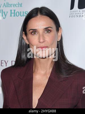 Demi Moore arriving to the Peggy Albrecht Friendly House 29th Annual Awards Luncheon at Beverly Hills Stock Photo