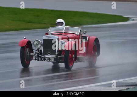 Dr Charles Pither, Frazer Nash Ulster, Pomeroy Trophy, Vintage sports Car Club, VSCC, Grand Prix circuit, Silverstone, Towcester, England.Silverstone Stock Photo