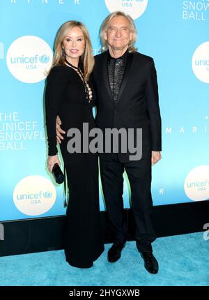 Marjorie Bach & Joe Walsh arrives at the 14th Annual UNICEF Snowflake Ball held at Cipriani Wall Street Stock Photo