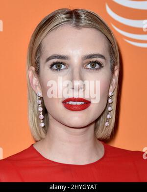 Emma Roberts at The TrevorLIVE Project LA 2018 held at the Beverly Hilton Hotel. Stock Photo