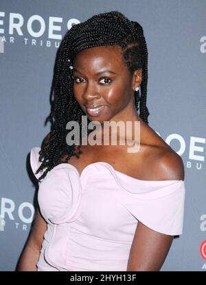 Danai Gurira attending the 12th Annual CNN Heroes: An All-Star Tribute held at the Museum of Natural History on December 9, 2018 in New York City Stock Photo