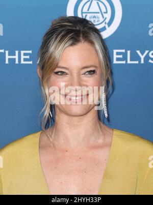 Amy Smart arriving for the Art of Elysium's 12th Annual Black Tie Artistic Experience 'HEAVEN' held at a private venue on January 5, 2019 in Los Angeles Stock Photo