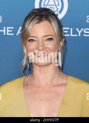 Amy Smart arriving for the Art of Elysium's 12th Annual Black Tie Artistic Experience 'HEAVEN' held at a private venue on January 5, 2019 in Los Angeles Stock Photo