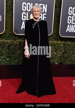 Glenn Close at the 76th Annual Golden Globe Awards held at the Beverly Hilton Hotel on January 6, 2019 in Beverly Hills, CA. Stock Photo