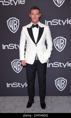 Luke Evans at the 20th Annual InStyle and Warner Bros. Golden Globe after party held at the Beverly Hilton Hotel on January 6, 2019 in Beverly Hills, CA. Stock Photo