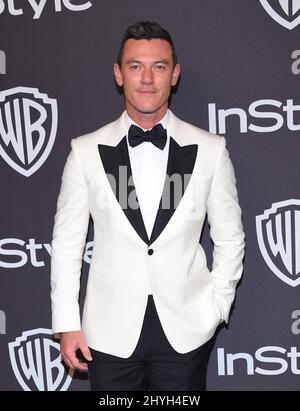 Luke Evans at the 20th Annual InStyle and Warner Bros. Golden Globe after party held at the Beverly Hilton Hotel on January 6, 2019 in Beverly Hills, CA. Stock Photo