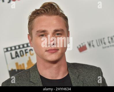 Ben Hardy at the 2nd Annual Los Angeles Online Film Critics Society Awards held at the Taglyan Complex Stock Photo