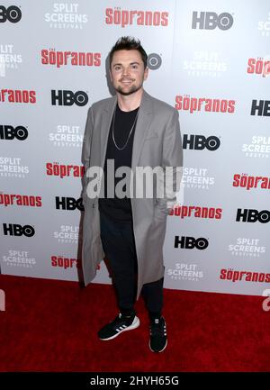 Robert Iler attending The Sopranos 20th Anniversary Red Carpet held at the SVA Theater in New York City Stock Photo