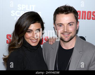 Jamie-Lynn Sigler & Robert Iler attending The Sopranos 20th Anniversary Red Carpet held at the SVA Theater in New York City Stock Photo