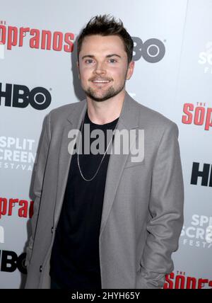 Robert Iler attending The Sopranos 20th Anniversary Red Carpet held at the SVA Theater in New York City Stock Photo