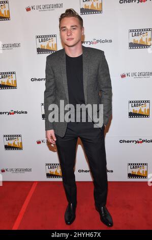 Ben Hardy attending the 2nd Annual Los Angeles Online Film Critics Society Awards held at the Taglyan Complex in Los Angeles Stock Photo