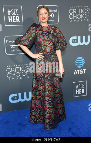 Judy Greer at the 24th Annual Critics Choice Awards held at the Barker