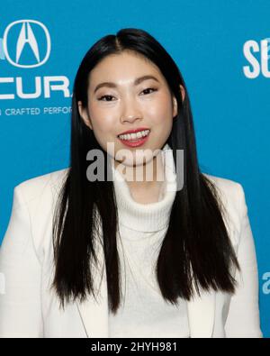 Awkwafina at the premiere of 'The Farewell' during the 2019 Sundance Film Festival held at the Eccles Theatre on January 25, 2019 in Park City. Stock Photo