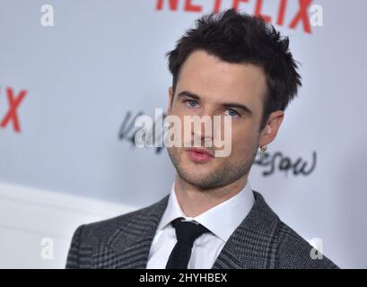 Tom Sturridge arriving to the Netflix premiere of 'Velvet Buzzsaw' at Egyptian Theatre Stock Photo