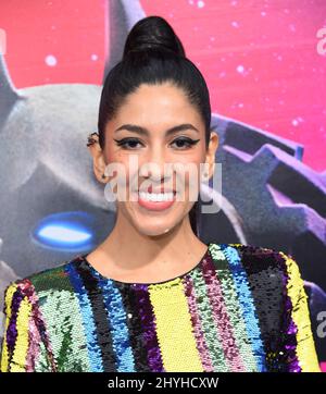 Stephanie Beatriz arriving to the 'The LEGO Movie 2: The Second Part' World Premiere at Village Theatre Stock Photo