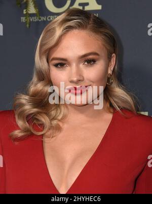 Natalie Alyn Lind at the FOX 2019 Winter TCA Press Tour Party held at The Fig House on February 6, 2019 in Los Angeles, CA. Stock Photo