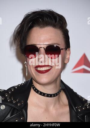 Lzzy Hale arrives at MusiCares Person of the Year honoring Dolly Parton