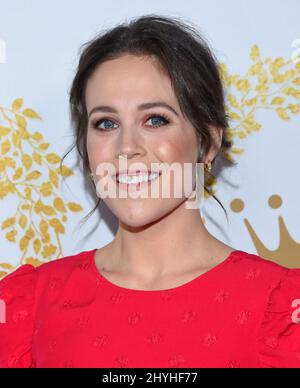 Erin Krakow arriving to the Hallmark Channel and Hallmark Movies