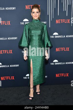 Kate Walsh arriving to the Netflix's 'The Umbrella Academy' Season 1 Premiere at ArcLight Cinema Stock Photo