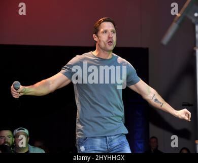 Walker Hayes performs at '90s Country' Night at CRS held at the Country Music Hall of Fame & Museum on February 14, 2019 in Nashville, TN. Stock Photo